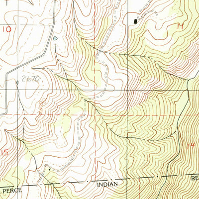 United States Geological Survey Lenore, ID (1990, 24000-Scale) digital map
