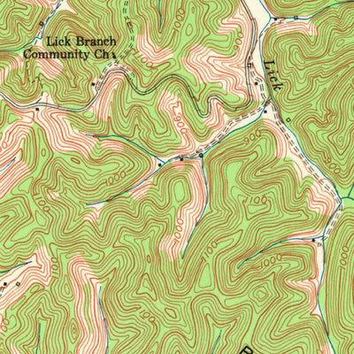 United States Geological Survey Lenox, KY (1951, 24000-Scale) digital map