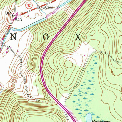 United States Geological Survey Lenoxville, PA (1946, 24000-Scale) digital map