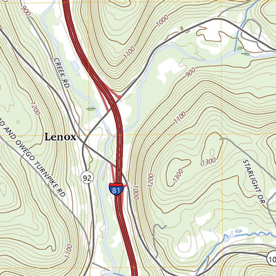 United States Geological Survey Lenoxville, PA (2023, 24000-Scale) digital map