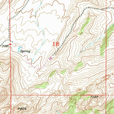 United States Geological Survey Leo, WY (1953, 24000-Scale) digital map