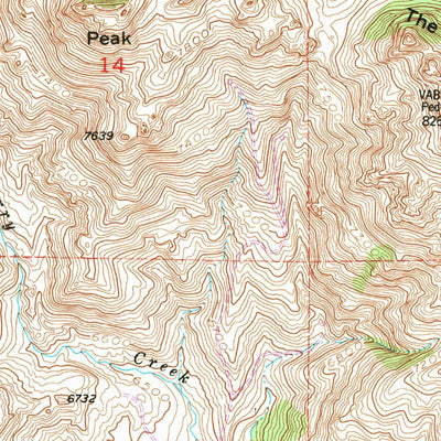 United States Geological Survey Leo, WY (1953, 24000-Scale) digital map