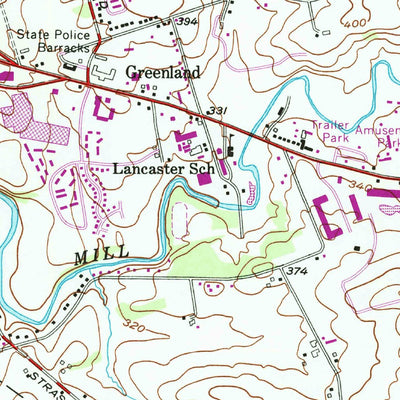United States Geological Survey Leola, PA (1956, 24000-Scale) digital map