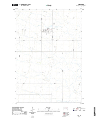 United States Geological Survey Leola, SD (2021, 24000-Scale) digital map