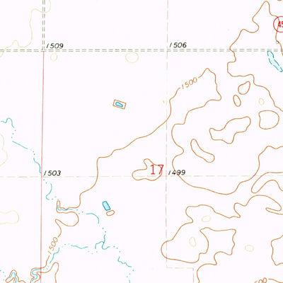 United States Geological Survey Leola SW, SD (1970, 24000-Scale) digital map