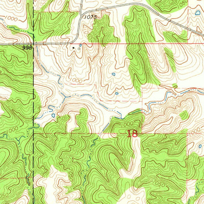 United States Geological Survey Leon, IA (1964, 24000-Scale) digital map