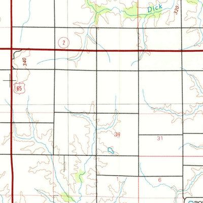 United States Geological Survey Leon, IA-MO (1981, 100000-Scale) digital map