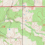 United States Geological Survey Leon North, OK-TX (1968, 24000-Scale) digital map