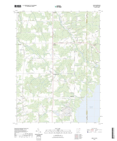 United States Geological Survey Leon, OH (2023, 24000-Scale) digital map
