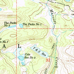 United States Geological Survey Leon Peak, CO (1960, 24000-Scale) digital map