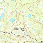 United States Geological Survey Leon Peak, CO (1960, 24000-Scale) digital map