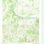 United States Geological Survey Leon South, OK-TX (1968, 24000-Scale) digital map