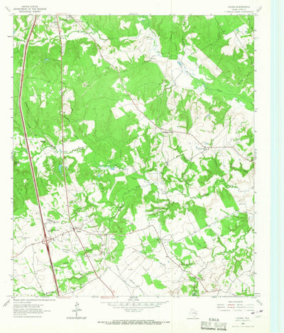 United States Geological Survey Leona, TX (1964, 24000-Scale) digital map