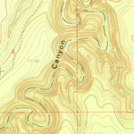 United States Geological Survey Leonard Canyon, AZ (1965, 24000-Scale) digital map