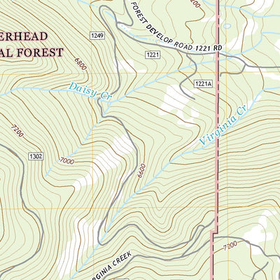 United States Geological Survey Leonard Creek, MT (2020, 24000-Scale) digital map