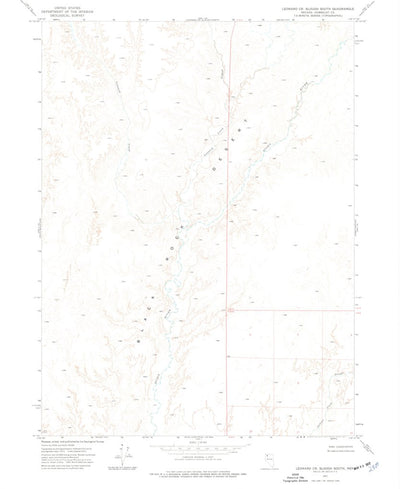 United States Geological Survey Leonard Creek Slough South, NV (1972, 24000-Scale) digital map