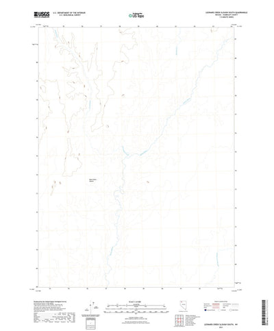 United States Geological Survey Leonard Creek Slough South, NV (2021, 24000-Scale) digital map