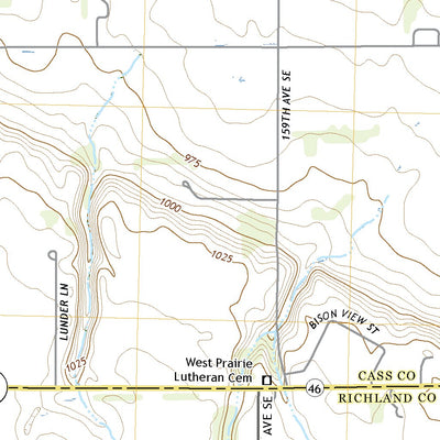 United States Geological Survey Leonard, ND (2020, 24000-Scale) digital map