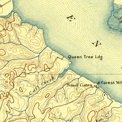 United States Geological Survey Leonardtown, MD (1892, 62500-Scale) digital map