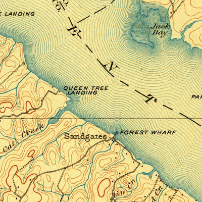 United States Geological Survey Leonardtown, MD (1901, 62500-Scale) digital map
