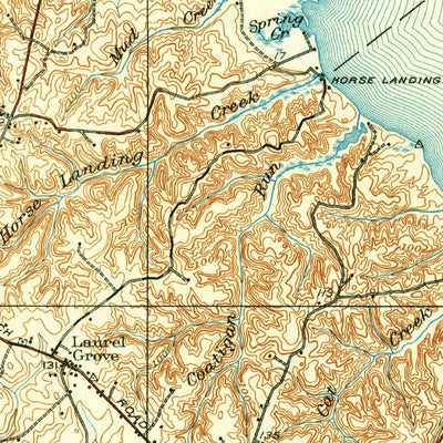 United States Geological Survey Leonardtown, MD (1939, 62500-Scale) digital map
