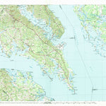 United States Geological Survey Leonardtown, MD-VA (1983, 100000-Scale) digital map