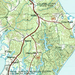 United States Geological Survey Leonardtown, MD-VA (1983, 100000-Scale) digital map