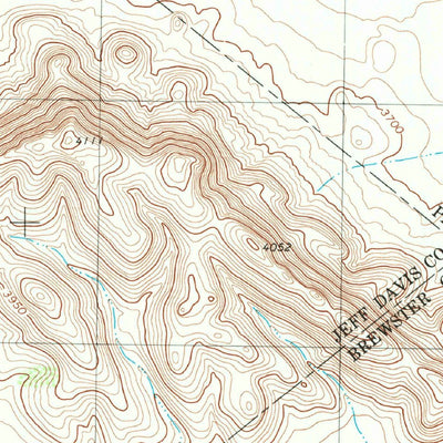 United States Geological Survey Leoncita Ranch, TX (1980, 24000-Scale) digital map