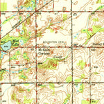 United States Geological Survey Leonidas, MI (1950, 62500-Scale) digital map