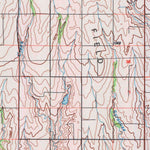 United States Geological Survey Leoti, KS (1987, 100000-Scale) digital map