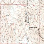 United States Geological Survey Leppy Peak, NV-UT (1971, 24000-Scale) digital map