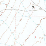 United States Geological Survey Leppy Peak NW, NV (1971, 24000-Scale) digital map