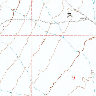 United States Geological Survey Leppy Peak NW, NV (1971, 24000-Scale) digital map