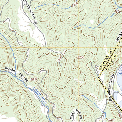 United States Geological Survey Lerona, WV (2023, 24000-Scale) digital map