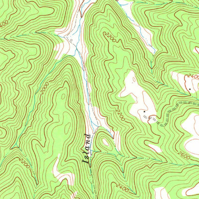 United States Geological Survey Lerona, WV-VA (1968, 24000-Scale) digital map