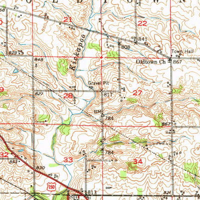 United States Geological Survey Leroy, IL (1951, 62500-Scale) digital map