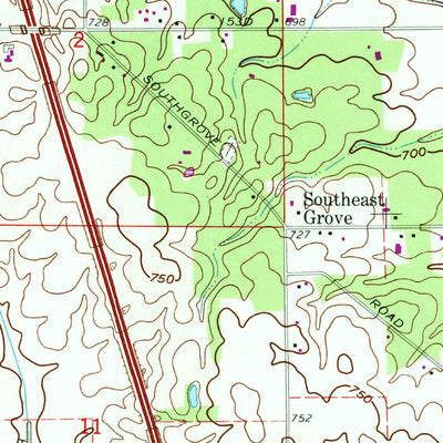 United States Geological Survey Leroy, IN (1969, 24000-Scale) digital map