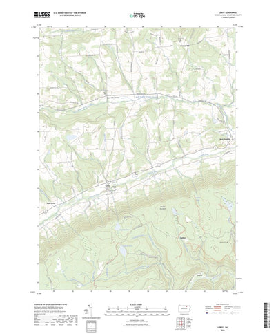 United States Geological Survey Leroy, PA (2023, 24000-Scale) digital map