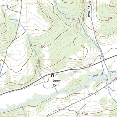 United States Geological Survey Leroy, PA (2023, 24000-Scale) digital map