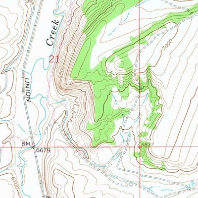 United States Geological Survey Leroy, WY (1965, 24000-Scale) digital map