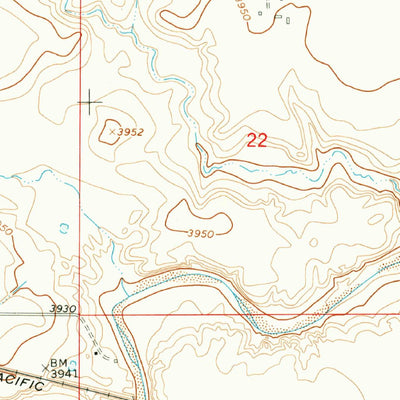 United States Geological Survey Lesbia, NM (1968, 24000-Scale) digital map
