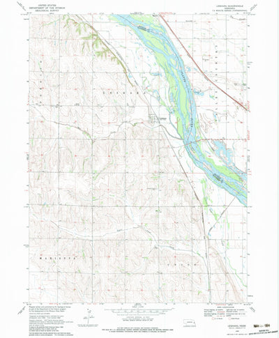 United States Geological Survey Leshara, NE (1968, 24000-Scale) digital map