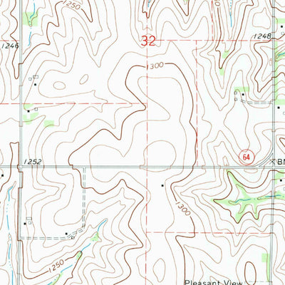 United States Geological Survey Leshara, NE (1968, 24000-Scale) digital map