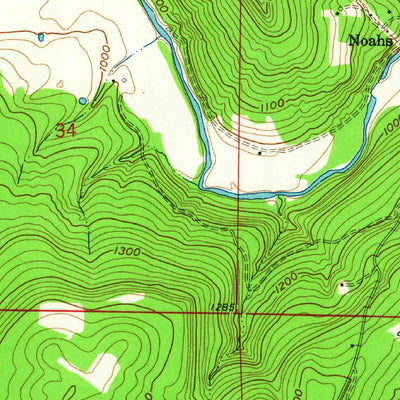 United States Geological Survey Leslie, AR (1963, 24000-Scale) digital map
