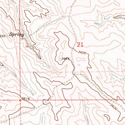 United States Geological Survey Leslie Creek, MT (1973, 24000-Scale) digital map