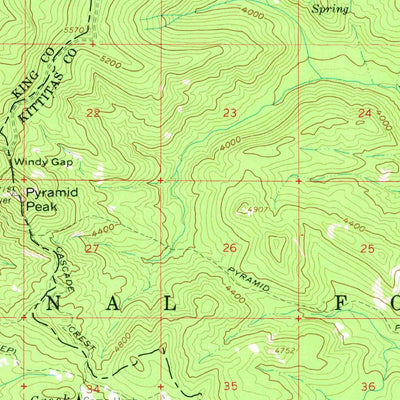 United States Geological Survey Lester, WA (1962, 62500-Scale) digital map