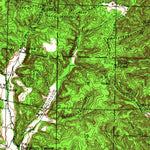 United States Geological Survey Lesterville, MO (1943, 62500-Scale) digital map
