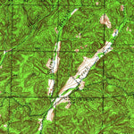 United States Geological Survey Lesterville, MO (1943, 62500-Scale) digital map