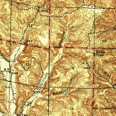 United States Geological Survey Lesterville, MO (1946, 62500-Scale) digital map