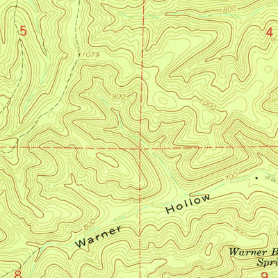 United States Geological Survey Lesterville, MO (1968, 24000-Scale) digital map